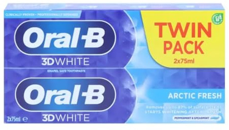 Oral-B Oral B T/Pst 3D Wht Arctic X2