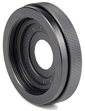 DADAKEWIN 1 Pièce 1.5-25mm M42 Bague De L'adaptateur De Lentille De La Caméra Aperture Réglable Module Iris Module À Membrane Adaptateur De Diaphragme Accessoires De Caméra De Microscope