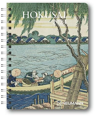 Hokusai 2024 - Diary - Buchkalender - Taschenkalender - Kunstkalender - 16,5x21,6: Diary