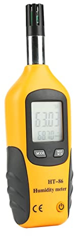 Thermomètre d'humidité D'air Thermomètre Numérique Intérieur instantané Hygromètre, Test de Rosée et Compteur de Température de Point de Mesure