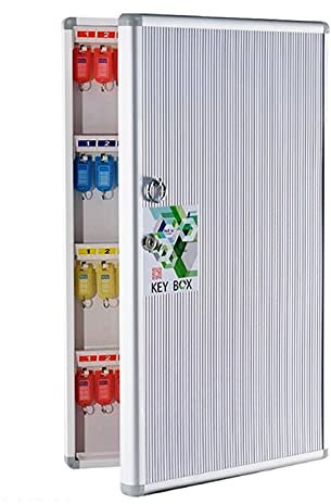 Kombinationsschlüsselschrank Schlosskasten Schlüsselschränke, Schlüsselkasten aus Aluminiumlegierung, Schlüsselschrank zum Aufhängen an der Wand, Schlüsselkasten Safe Schlüsseltresor für den Außenbe