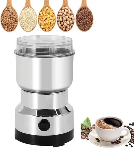 Electric Smash Machine Multifunction Small Food Grinder Grain Grinder Mini Home Grinders for Nuts Seasoning Coffee Beans Spices Herbs Dry Materials Mill Powder