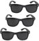 3 Piezas Anteojos Estenopeicos, Gafas Reticulares Antimiopía, Gafas Estenopeicas Antifatiga, Compacto Gafas Perforadas, Gafas de Corrección de la Visión para Leer, Mejorar la Vista Visión (Negro)