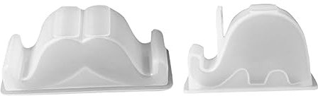 NUOBESTY 2stücke Silikonform Für Handyhalterung Flexibles Transparentes Gießmodell Für Schreibtischdekoration Und Stifthalter Wiederverwendbar Und Einfach Zu Entformen Für Kreative