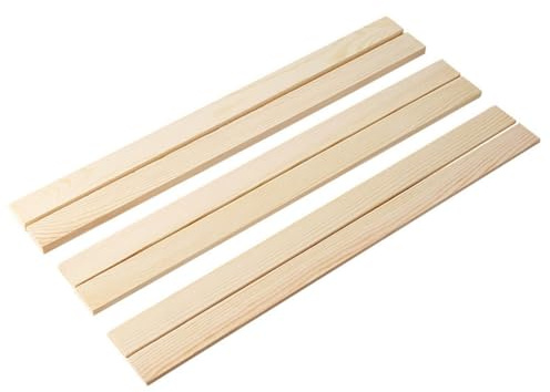 6pcs Pottery Teaching Rolling Mud Stick Guide Wooden Rolling Pin Guides Sticks Polymer Clay Depth Guide Pottery Tools Clay Tool Mudboard Tools for Pottery Polymer Clay (3mm)