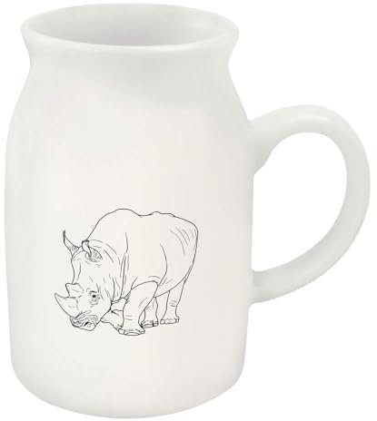 Azeeda 300ml 'Rhino' Ceramic Milk Jug (MJ00010508)