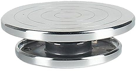 TöPferscheibe,Drehscheibe TöPfern Heavy Duty Bildhauerei Rad Plattenspieler Keramik Drehständer Drehtisch Kuchen Dekorieren Banding Rad DIY for Modellbau (Color : 20cm)