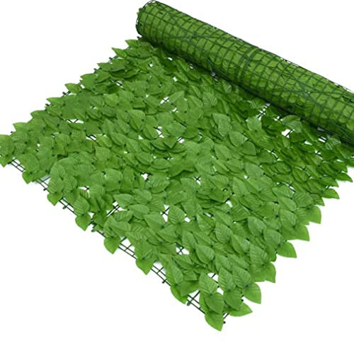 Künstliche Efeu Hecke Sichtschutz Versorgung Landschaftszaun Leitplanke Netzzaun Gefälschte Blume Baum Blatt Eisenhaut Isolationszaun LXTINGDP240608(Size:200x500cm)