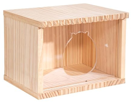 Gerbil-Haus | Hamsterverstecke | Chinchilla-Hütten | Kleintierheime | Gemütliche Verstecke für Rennmäuse, Hamster und Chinchillas, geeignet für Käfige, Terrarien und natürliche Lebensräume