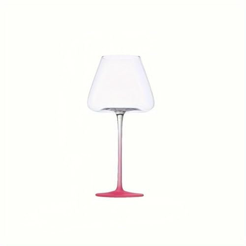 SYJYM Lot de 1/2 Verres à vin avec Pied, Coupes à Champagne créatives Haut de Gamme, Verre à Raisin Blanc, Verres à vin Rouge à Gros Ventre