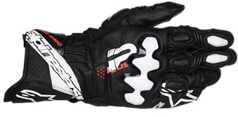 Alpinestars Gp Plus R V3 Motorrad Handschuhe, schwarz/weiß, M | Atmungsaktiv