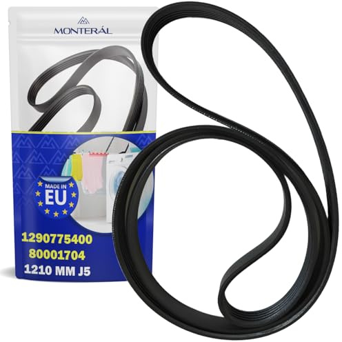 Keilriemen Waschmaschine 1210 mm PJ5 1290775400 für Zanussi für Electrolux | 80001704 für Candy - MADE IN EU - Garantie 10 Jahre - MONTERAL