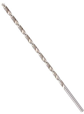 Haosie 5mm HSS Long Wood Drill Bit, Extra Long 200mm Twist Drill Bits | Straight Shank Auger Drills Bit for Wood, Aluminum, Plastic