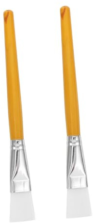 VALICLUD 2 Piezas Pincel Aplicador de Facial de Madera Cepillo Profesional para Aplicar Máscaras Faciales y Necesidades de Diy Color Aleatorio Color Aleatorio