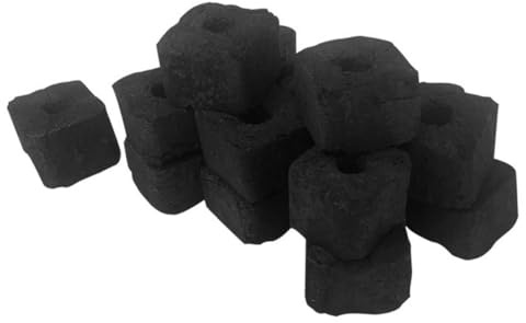 Veemoon Bambú Ecológico para Cocina y Barbacoa Pastillas de Duraderas y Livianas Sin Olores para Camping Estufa y Chimenea para Uso Interiores y Exteriores