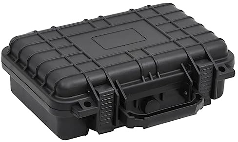 Tomostar Mallette de Transport, Mallette Rigide d’extérieu Étui de Protection Valise de Protection pour Appareil Photo Valise de vol Portable Noir 30x22x10 cm PP