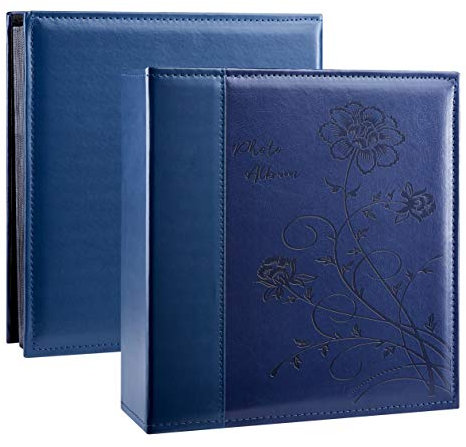 Artmag Álbum de fotos de 4 x 6 pulgadas, 600 fotos, cubierta de piel de gran capacidad, álbumes de fotos familiares para bodas, con capacidad para 600 fotos horizontales y verticales de 4 x 6 pulgadas