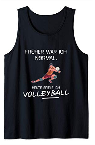 Volleyball Spruch Lustig Beachvolleyball Aufschlag Trikot Tank Top
