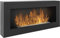 Bio cheminée Noir Nice-House Box 90x40cm. Cheminée Bio éthanol Murale 900x400mm Noire. Une biocheminée en Forme de boîte à accrocher au Mur. Cheminée au bioéthanol sans Verre.