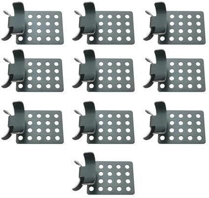 DAVBIR 10pcs Roof Clip Kit Suitable For Self Regulating Heating Cables Snow Melting Metal Seam Roofs And Gutters perfection