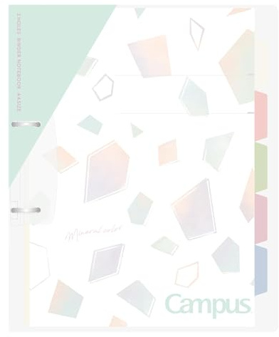 Kokuyo Campus Easy Print Bleed 2 Hole Loose Leaf Binder A4 Limited Mineral Color Sorbet Blue L-PP158-L4LB
