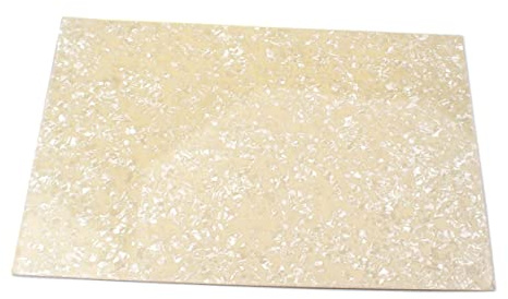 ibasenice Selbstklebendes Pickguard-material Weißes Perlmutt Kratzfest Hitzebeständig Akustikgitarre Diy Gitarren Schutzplatte Mit Schutzfolie