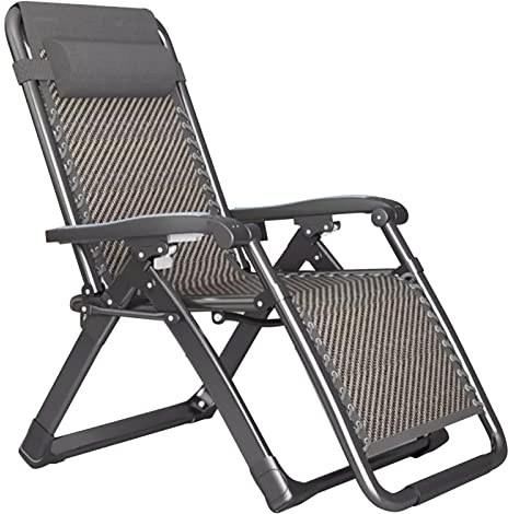 Klappbarer Liegestuhl mit Fußstütze, Rattan, leicht, tragbar, verstellbar, Garten für drinnen und draußen, Liegestühle, Campingstühle, Strandkorb, Liegestühle