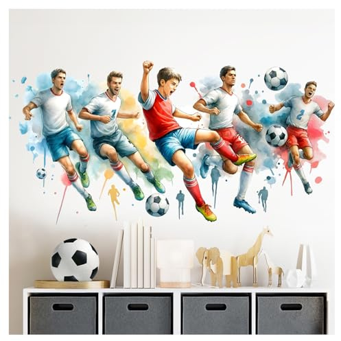Little Deco Wandtattoo Fußballspieler DL5061 XXL