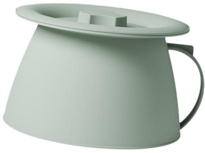 harayaa Spittoon Practical Chamber Pot Bedside Commode Bucket Potty Urinal Bucket Bedpan for Indoor Bedroom Men Woman Adults Kids, D