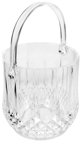 Cabilock Seau à Glace Distributeur De Boissons Boire Piscine Bac à Glace Cocktail Glaçons Verres à Vin Titulaire Tasses Faire La Fête Bac à Boissons Plastique