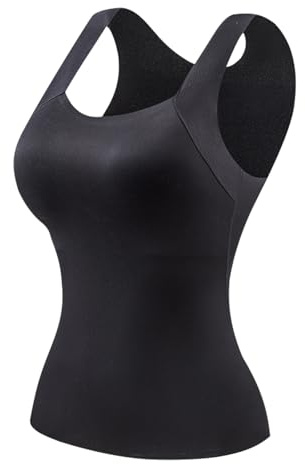 newhsy Women's Shapewear Compression Tops Women Tank Top Vest Top with Built in Bra Slimming Shapewear for Women Tummy Control (L)