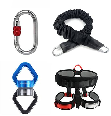 Aerial Yoga Resistance Band Set - Bungee Dance Flying Suspension Rope for Home Gym Workout Fitness Equipment