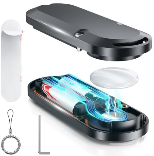 Extended 10-Year Battery Case Fit For AirTag IPX7, Waterproof Protection AA Battery Holder Fit For AIRTAG, Luggage finder Battery Case, Rain Proof Key Finder Waterproof Case