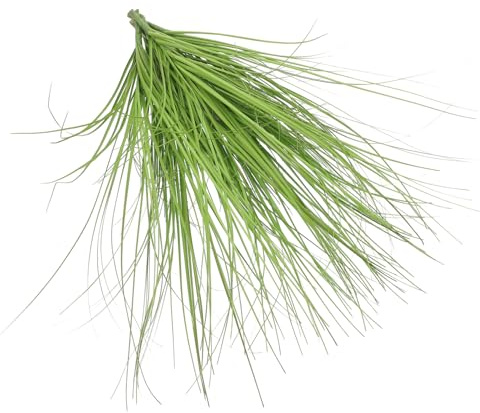 POPETPOP 8Pcs Artificial Grass Stems Faux Greenery Decor for Home Room Office Realistic Non Fading Fake Plant Bundles for Table Centerpieces Wedding Spring Party Decoration