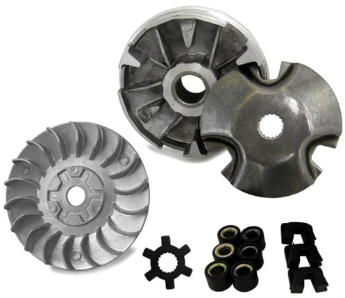 Variomatik + Riemenscheibe Motowell Magnet 2T, Magnet Sport, Motoworx Forza 50 2T, kompatibel mit Energy 50 2T, GT 50 2T (SET inkl. Sternscheibe)