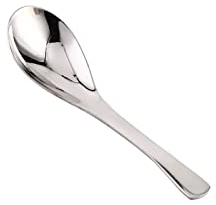 Cuillère à Soupe Cuillère à soupe en acier inoxydable Restauration de restauration de restauration dorée à la cuillère dorée for la maison de maison d'hôtel Golden Silver Spoon Cuillère à Café (Color