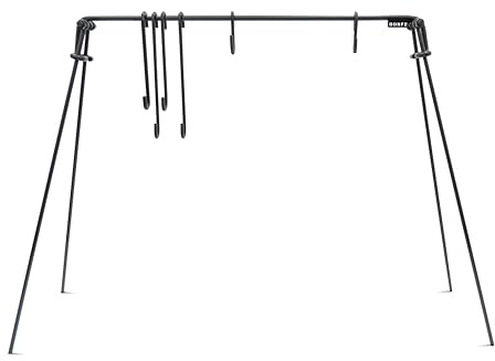 BonFeu FireBridge BonBridge - Grillen über einer Feuerstelle - Schwarz - Stahl - 150x46x110 cm