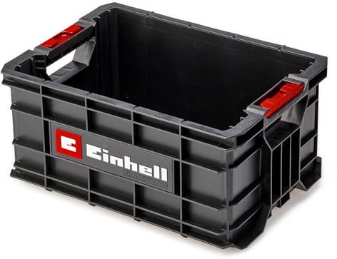 Original Einhell E-Case Toolbox - Max 90 kg, Stackable, Latchable Tool Crate - Can Be Combined with All Einhell E-Case System Products for The Storage and Transport of Tools and Accessories