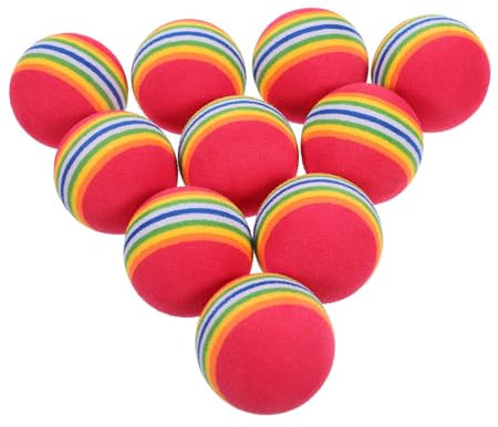 MUSISALY 20stücke Schwammball Trainingsball Regenbogen Übung Ball Farbiger Indoor Practice Aid Ball