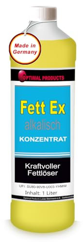 Fettlöser Fettentferner hoch alkalisch 1 X 1 Liter Flasche Eiweißlöser