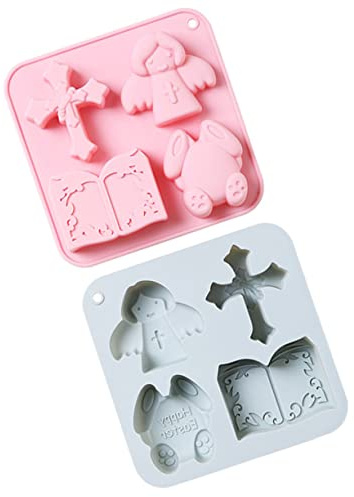 Amosfun Molde De Silicona Para Hornear Pasteles Herramienta Creativa Para Hornear Diseño De La Biblia Resistente Y Antiadherente Para Uso Doméstico