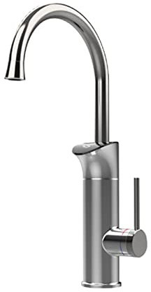 Grifo Calentador De Agua Instantáneo, Calentador De Agua Instantáneo Eléctrico 2 En 1, Grifo De Cocina De 3200 W, Grifo Mezclador De Calentamiento Rápido con Pantalla Digital De Temperatura,Gold