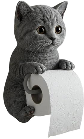 Katzen Toiletten Papierhalter | Katzenmotiv Toilettenpapier-Aufbewahrung - Praktische Tücherkorbhalter Für Küche Bad Wohnung Haushalt Organisation