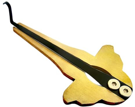 Fenteer Russian Jaw Harp Folk Music, Gift, Beautiful Sound, Ethnic Mouth Musical Instrument Maultrommel for Adults Children, Triangular