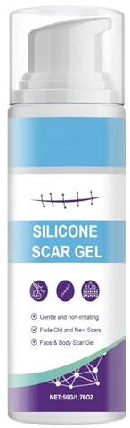 Gel Anticicatrices Facial | Crema Reparadora de 50 g para Cicatrices,Crema Calmante Recuperación Postentrenamiento Uso Nocturno y Matutino Tras el Afeitado Viaje Hogar