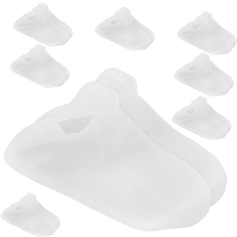 VICASKY 8paare Silikon-spa-socken für Feuchtigkeitspflege Gel-fußmasken-überzieher zur Reparatur Trockener Haut Silikon-fußpflege-überzieher gegen Rissige Fersen Wiederverwendbar