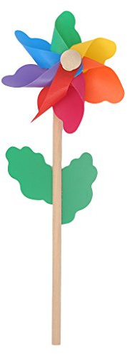 Watreketal Wood Windmill Wind Spinner Pinwheels Home Garden Yard Decoration Kids Toys New Garden Windmills Large