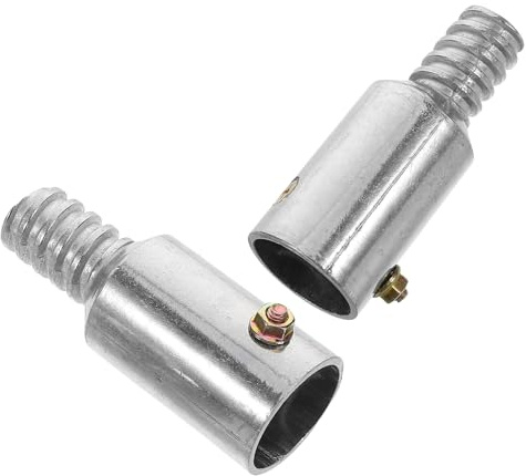 CONGARTENO Threaded Replacement Tips for Extension Poles 2.95X1.14 Inch Aluminum Alloy Connectors Suitable for Push Broom Handle Repair and Pole Replacement