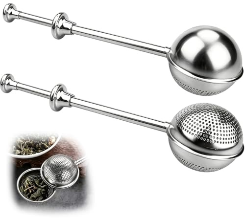 2 Stück Teesieb, Teesieb Für Losen Tee, Teeei, t eesieb Für Teekanne Und Tasche, Tee Ei Für Losen Tee, Teebeutel Für Losen Tee, Tea Infuser, Vielseitig Für Teezubereitung Und Backen