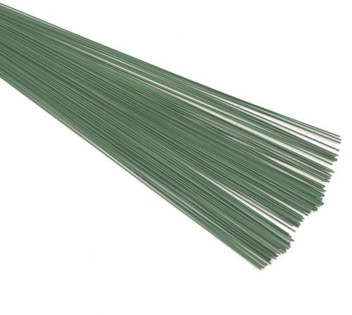Blommig, blommig grön stuvtråd (0,9 mm) 20 swg x (255 mm) 10 tum 100g (120 Wires) gRÖN